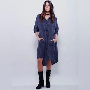 FREE PEOPLE  JOURNEY TO THE HORIZON TUNIC DRESS  size small